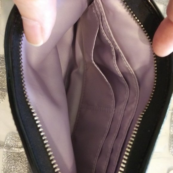 NWOT MINT COACH Black Poppy Sequin Clutch w/ Shoulder Chain - Picture 7 of 10